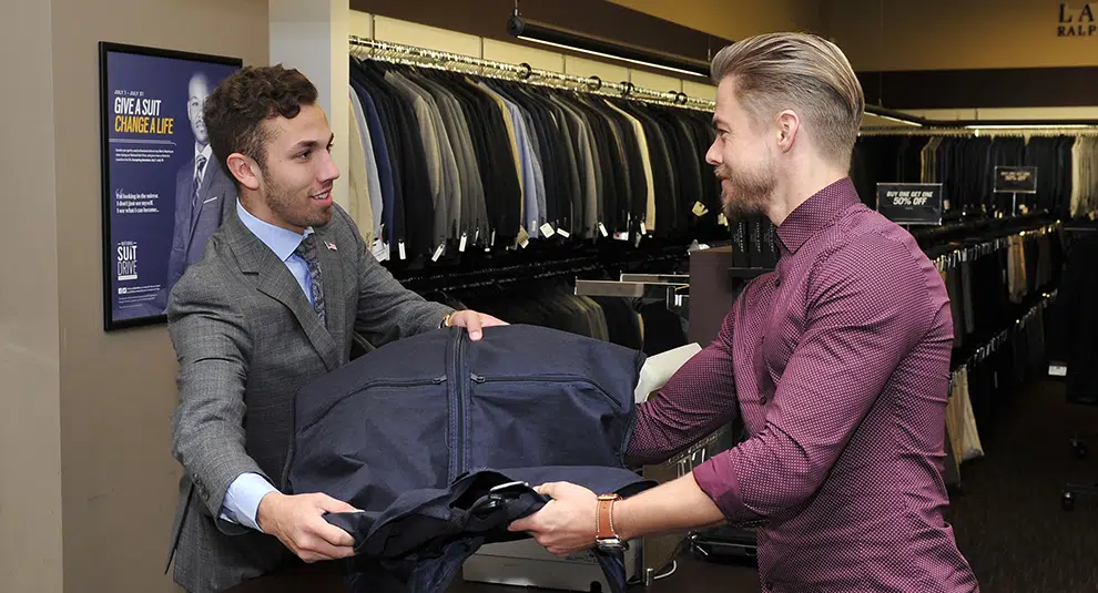 Derek Hough Suit Drive