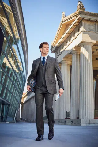 NFL fans can now customize their suits and sport coats with linings from their favorite football teams in any Men's Wearhouse and Jos. A. Bank store. (Photo: Business Wire)