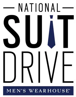 Men's Wearhouse National Suit Drive Logo Men's Wearhouse National Suit Drive Logo